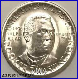(1) EARLY Commemorative Half Dollar From OBW Roll Est. Ch-GEM BU Unc. 90% Silver