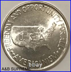 (1) EARLY Commemorative Half Dollar From OBW Roll Est. Ch-GEM BU Unc. 90% Silver