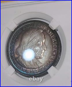 1892-Chicago Columbian Expo Commemorative Silver Half Dollar- MS65 Gem Toning