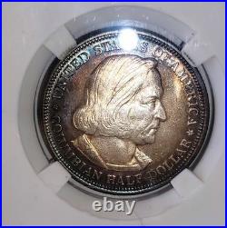 1892-Chicago Columbian Expo Commemorative Silver Half Dollar- MS65 Gem Toning