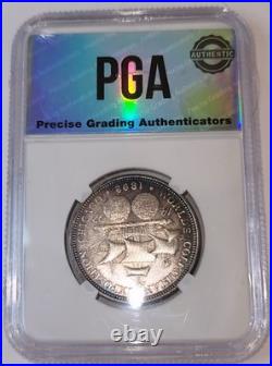 1892-Chicago Columbian Expo Commemorative Silver Half Dollar- MS65 Gem Toning