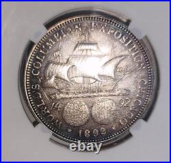 1892-Chicago Columbian Expo Commemorative Silver Half Dollar- MS65 Gem Toning
