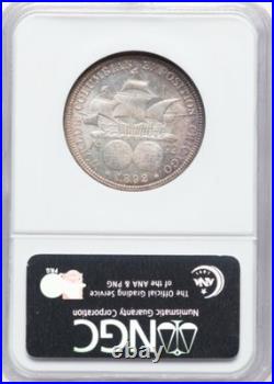 1892 Chicago Columbian Expo Silver Half Dollar-NGC MS 65-Pleasant Toning