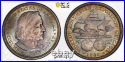 1892 Columbian Expo Commem. Half Dollar PCGS MS 64 TONING RPD FS-302