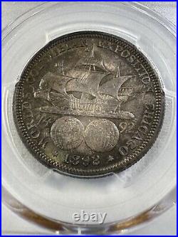 1892 US Columbian Commemorative Half Dollar Graded MS 64 by PCGS