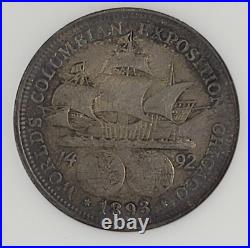 1893 50C Columbian Exposition Commemorative Half Dollar NGC MS63 High Grade