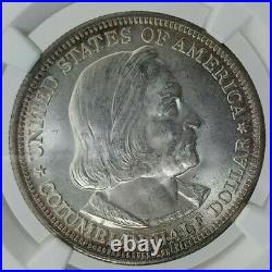 1893 Columbian 50c Commemorative Half Dollar Graded MS-65 by NGC Free Shipping