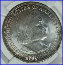 1893 Columbian 50c Commemorative Half Dollar Graded MS-65 by NGC Free Shipping