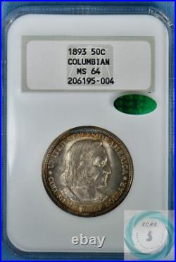 1893 Columbian Commemorative 50c PCGS MS64 withCAC Eye Appeal Galore 1893 Columbian Commemorative 50c PCGS MS64 withCAC Eye Appeal Galore