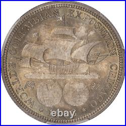 1893 Columbian Commemorative Half Dollar 50c, PCGS MS 65 Lustrous Nice Toning