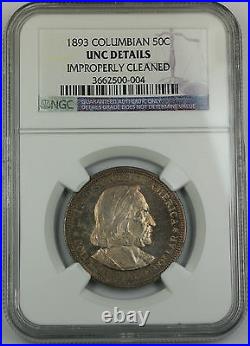 1893 Columbian Commemorative Half Dollar NGC UNC BU (PROOF)
