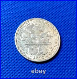 1893 Columbian Expo Commemorative Silver Half Dollar Uncirculated