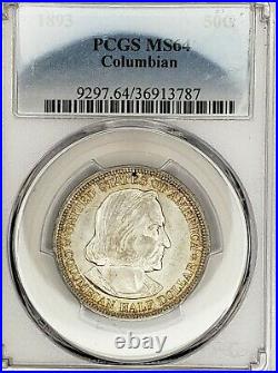 1893 Columbian Exposition Commemorative Silver Half Dollar PCGS MS64