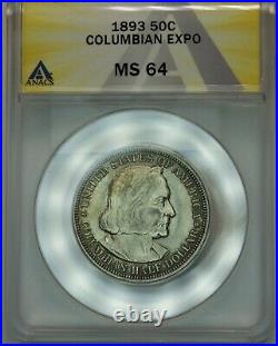 1893 Columbian Exposition Half Dollar MS64 Toned