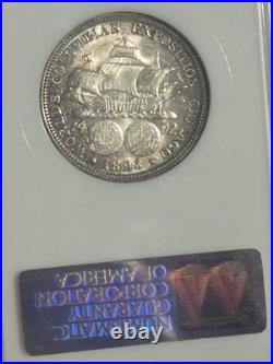 1893 Columbian Half 50c Toned