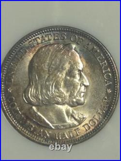 1893 Columbian Half 50c Toned