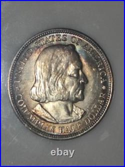 1893 Columbian Half 50c Toned