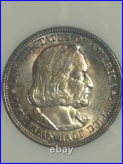 1893 Columbian Half 50c Toned