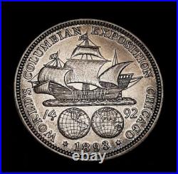 1893 HIGH GRADE Uncirculated 50c COLUMBUS EXPOSITION Silver Half Dollar Coin 1893 HIGH GRADE Uncirculated 50c COLUMBUS EXPOSITION Silver Half Dollar Coin