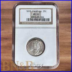 1893 Isabella NGC MS63
