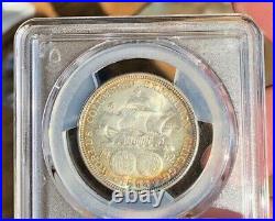 1893-P Columbian Silver Half Dollar Commemorative 50C PCGS MS 64 Awesome Color