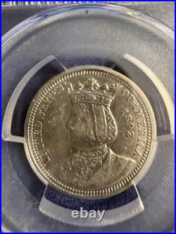 1893 isabella commemorative silver quarter XF Detailed Scratched