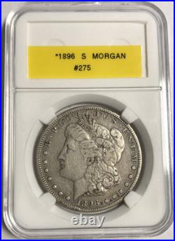 1896 S Morgan Vf Grade Scarce Year/mint, Attractive Nice Collection Coin