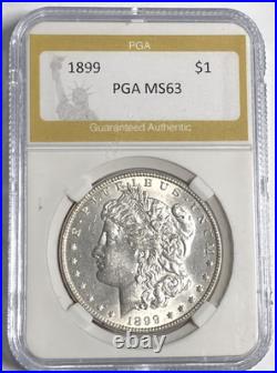 1899 Morgan Ms High Grade Unc Beautiful Color And Hi Pt, Only 330,000 Mint