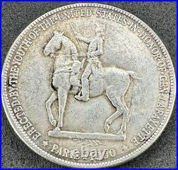 1900 Lafayette Silver Dollar AU Dark Toning US Commemorative Coin Scarce #5