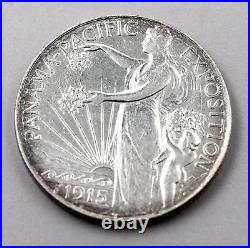 1915-S 50c Panama Pacific Expo Half Dollar Commemorative Silver