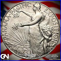 1915 S PANAMA PACIFIC Commemorative Half Dollar X7537