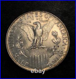 1915 S PANAMA PACIFIC Commemorative Half Dollar lovely toning on this AU/UNC gem