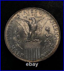 1915 S PANAMA PACIFIC Commemorative Half Dollar lovely toning on this AU/UNC gem