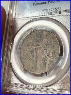 1915-S PANAMA-PACIFIC Silver Commemorative Half Dollar 50C PCGS XF40