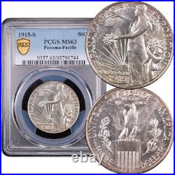 1915-S Panama-Pacific Commem Half Dollar 50c PCGS MS63