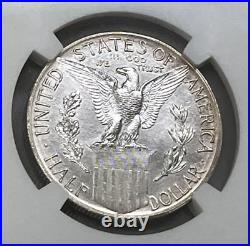 1915 S Panama Pacific Commemorative Silver Half Dollar NGC UNC Details Cleaned