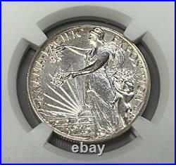 1915 S Panama Pacific Commemorative Silver Half Dollar NGC UNC Details Cleaned