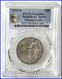 1915-S Panama-Pacific Expo. 50c Commemorative Silver Half Dollar PCGS AU Detail