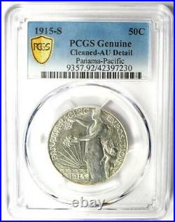 1915-S Panama Pacific Half Dollar 50C Coin Certified PCGS AU Details
