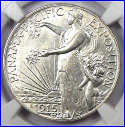 1915-S Panama Pacific Half Dollar 50C Pan-Pac NGC Uncirculated Detail (UNC MS)
