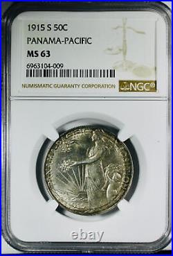 1915-S Panama Pacific Silver Commemorative Half Dollar NGC MS-63