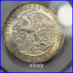 1918 50c Lincoln Commemorative Half Dollar PCGS MS65 RAINBOW TONED Nice J911 1918 50c Lincoln Commemorative Half Dollar PCGS MS65 RAINBOW TONED Nice J911