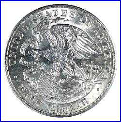 1918 50c Lincoln-Illinois Centennial Commemorative Silver Half Dollar Gem BU