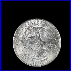 1918 50c Lincoln-Illinois Centennial Commemorative Silver Half Dollar Gem BU