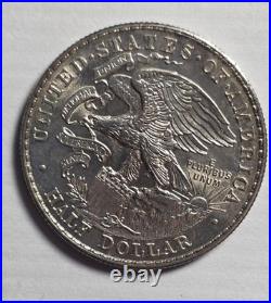 1918 Illinois Centennial Half Dollar Lincoln Commemorative AU/BU Luster