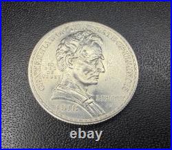 1918 LINCOLN ILLINIOS Silver Commemorative Half Dollar 50C Gem BU Uncirculated