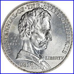 1918 Lincoln Commem Half Dollar Choice BU+ Blast White Superb Eye Appeal
