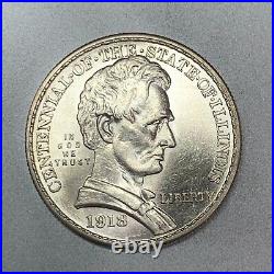 1918 Lincoln Commemorative Half Dollar Choice Bu