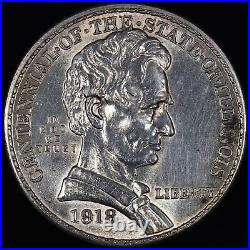 1918 Lincoln Half Dollar? Unc Details? 50c Silver Coin Commem F? Trusted