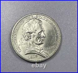 1918 Lincoln/Illinois 100th Ann Silver Half-Dollar Nice coin at a Great Price